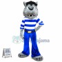 Best Quality Grey Wolf Mascot Costume
