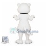 Top Quality White Cat Mascot Costume