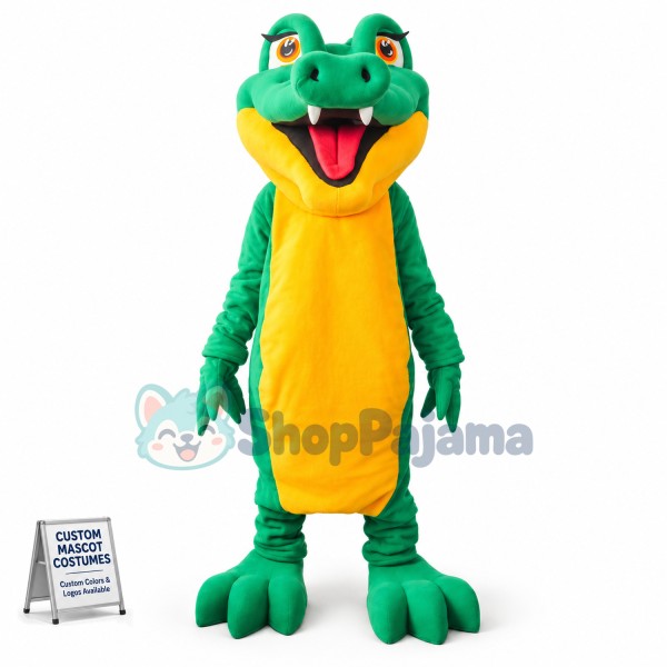 Super Cute Crocodile Mascot Costume