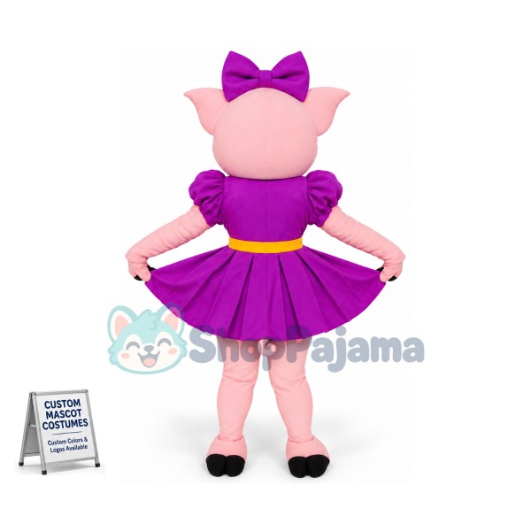 Super Beautiful Pig Mascot Costume