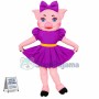 Super Beautiful Pig Mascot Costume