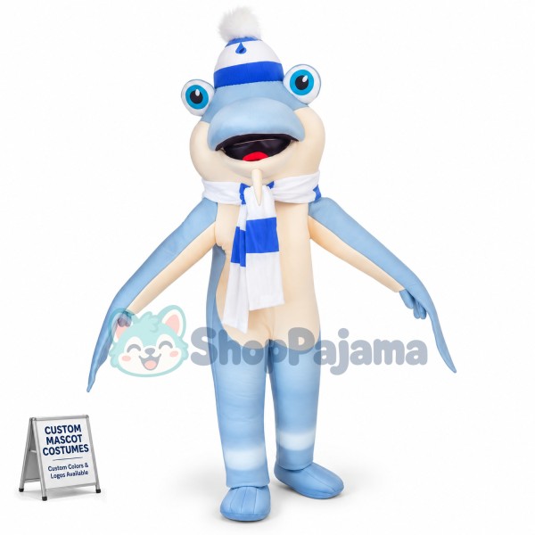 Super Cute Shark Mascot Costume