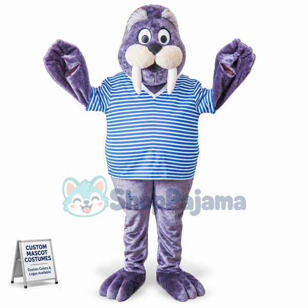 Happy Walrus Mascot Costume