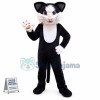 Best Quality Black White Cat Mascot Costume