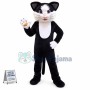 Best Quality Black White Cat Mascot Costume