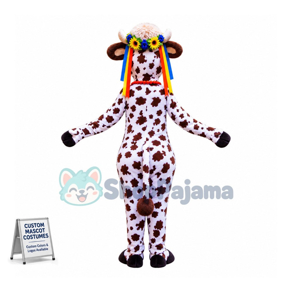 Beautiful Lightweight Cow Mascot Costume
