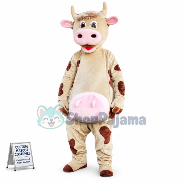 Top Quality Lightweight Cow Mascot Costume