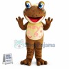Brown Lightweight Frog Mascot Costume