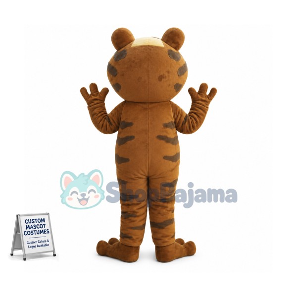 Brown Lightweight Frog Mascot Costume