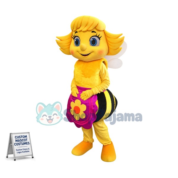 Beautiful Female Bee Mascot Costume