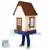 Top Quality Lightweight House Mascot Costume