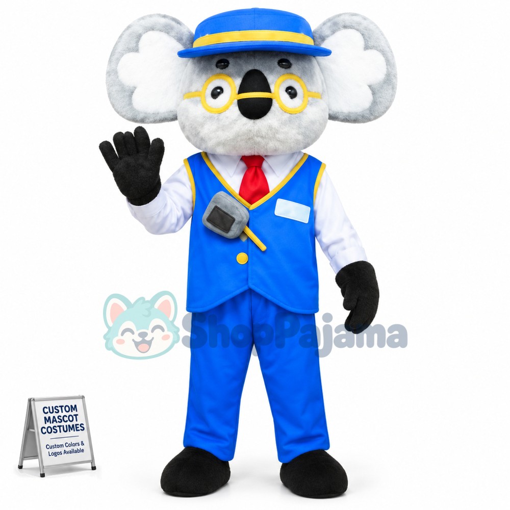 Traffic Police Koala Mascot Costume