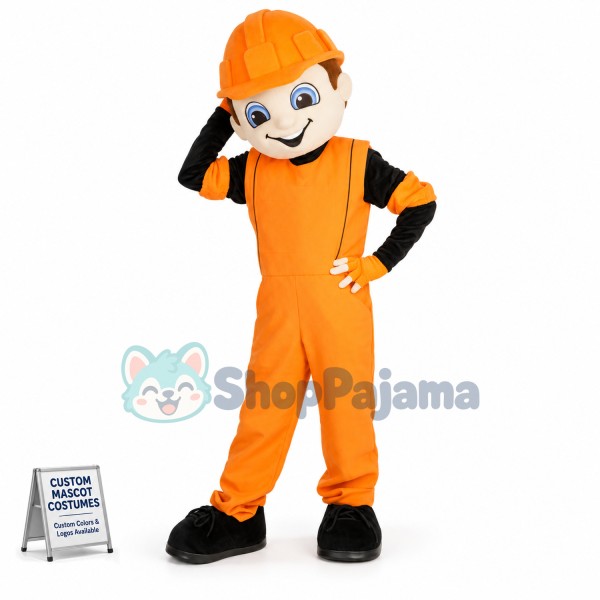 Top Quality Builder Mascot Costume