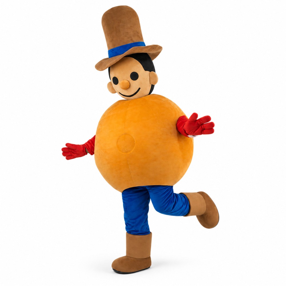 Bright Puppet With Chubby Body Mascot Costume