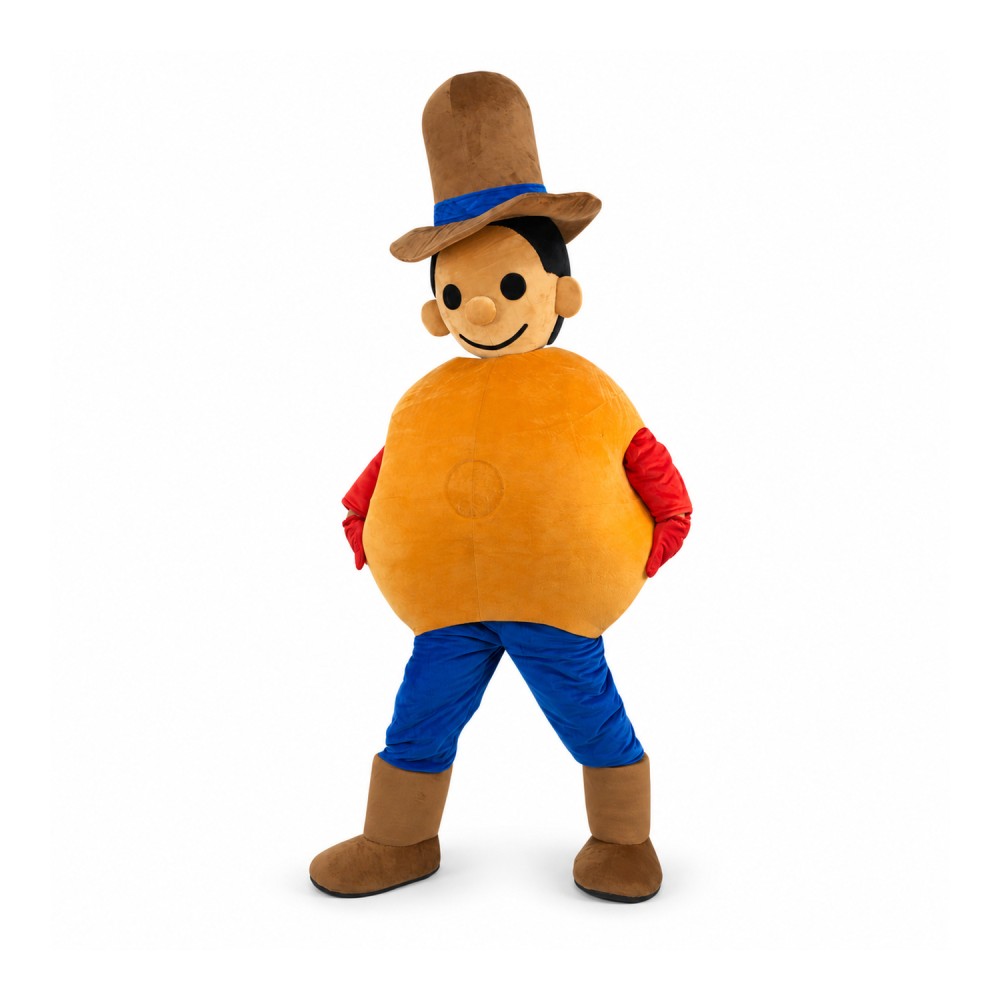 Bright Puppet With Chubby Body Mascot Costume