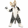 Vigorous the Smooth-coat Wolf Mascot Costume