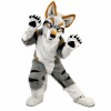 Vigorous the Smooth-coat Wolf Mascot Costume