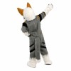Vigorous the Smooth-coat Wolf Mascot Costume