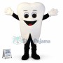 Sturdy Pure White Tooth Cartoon Mascot Costume