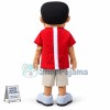 The Outdoor Sport Black Boy Mascot Costume