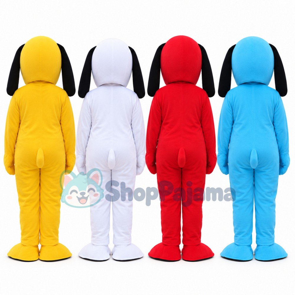 Adult Cartoon Character Snoopy Mascot Costume