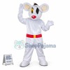 Vigilant Huge One-eyed White Mouse Mascot Costume