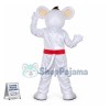 Vigilant Huge One-eyed White Mouse Mascot Costume