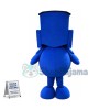 Blue Thomas Locomotive Mascot Cartoon Costume