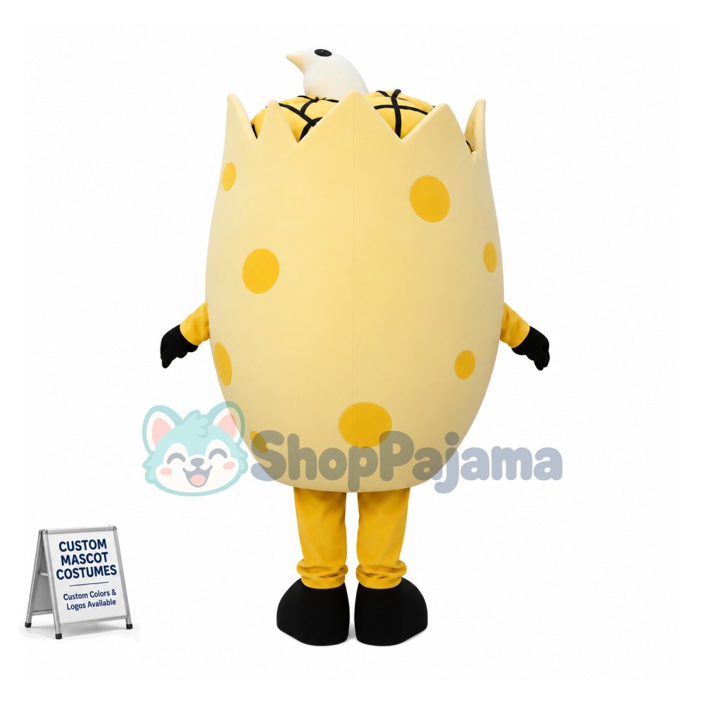 Broken Egg Hatching Baby Bird Mascot Costume