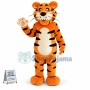 Docile The Adult Size Tiger Mascot Costume