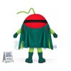 Cartoon Red Apple Guardian Mascot Costume