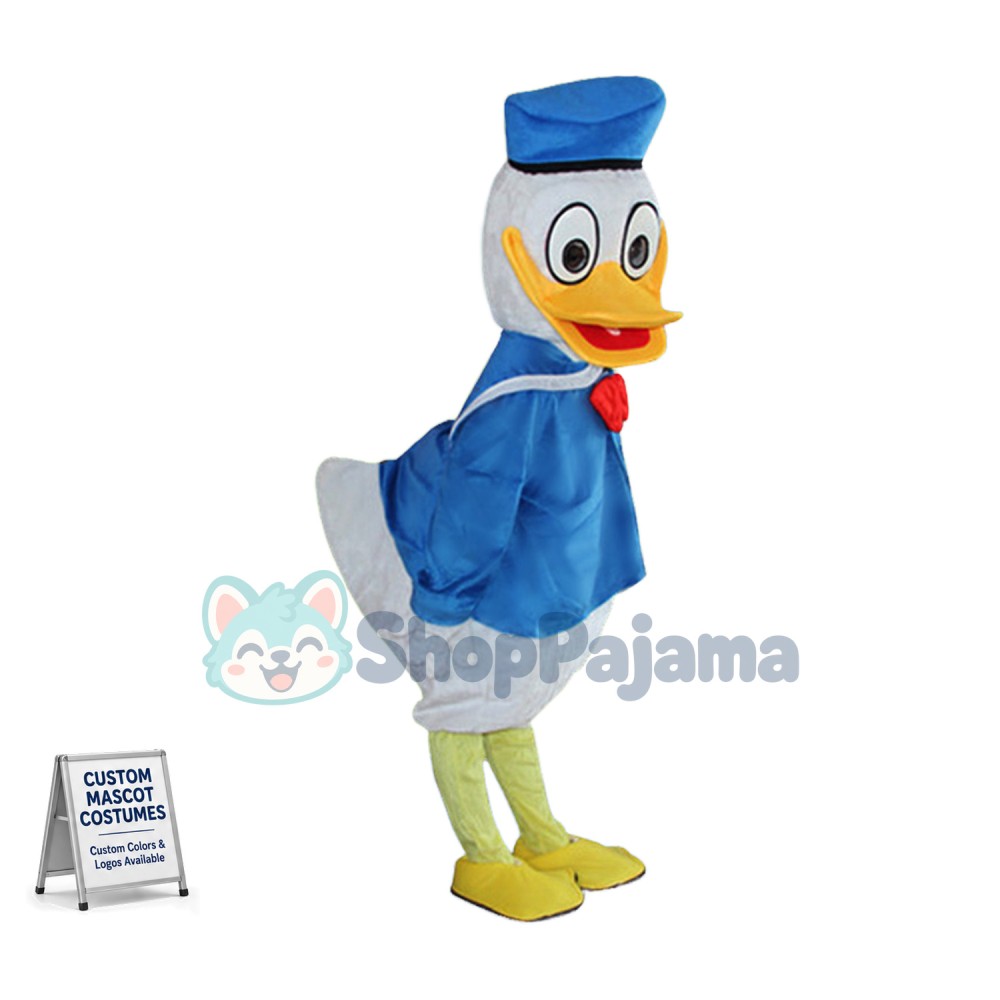 Donald Duck In The Blue Sailor Suit Mascot Costume