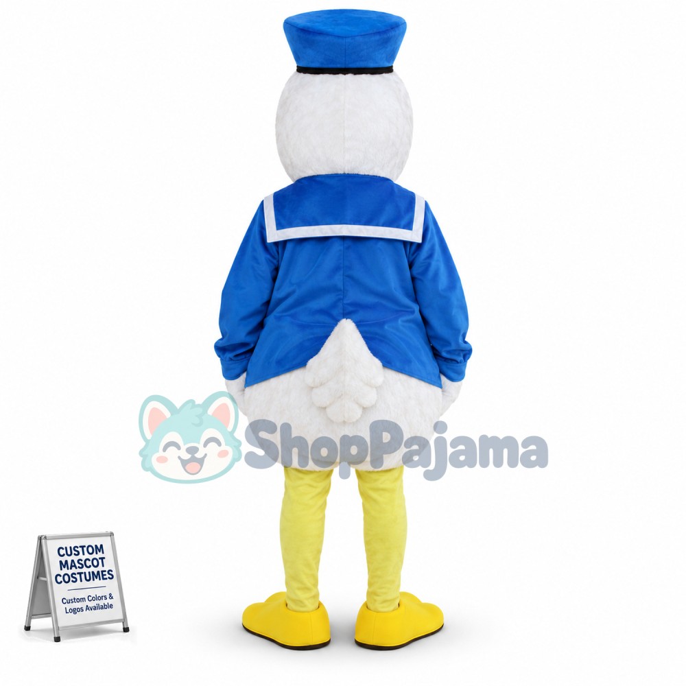Donald Duck In The Blue Sailor Suit Mascot Costume