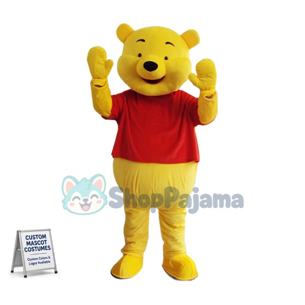 Winnie The Pooh Mascot Fashion Cartoon Costume