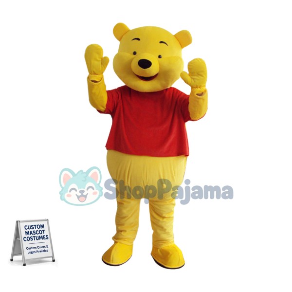 Winnie The Pooh Mascot Fashion Cartoon Costume