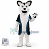 Adult Size Soft Plush Husky Dog Mascot Costume