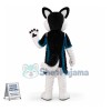 Adult Size Soft Plush Husky Dog Mascot Costume