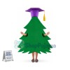 Christmas Doctor Pine Tree Mascot Costume