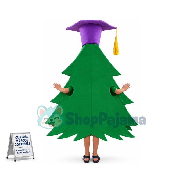 Christmas Doctor Pine Tree Mascot Costume