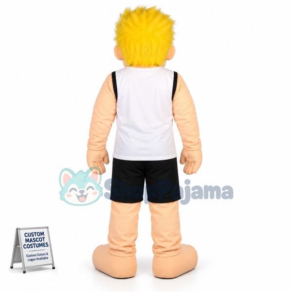 Strong Sports Foreign Man Mascot Costume