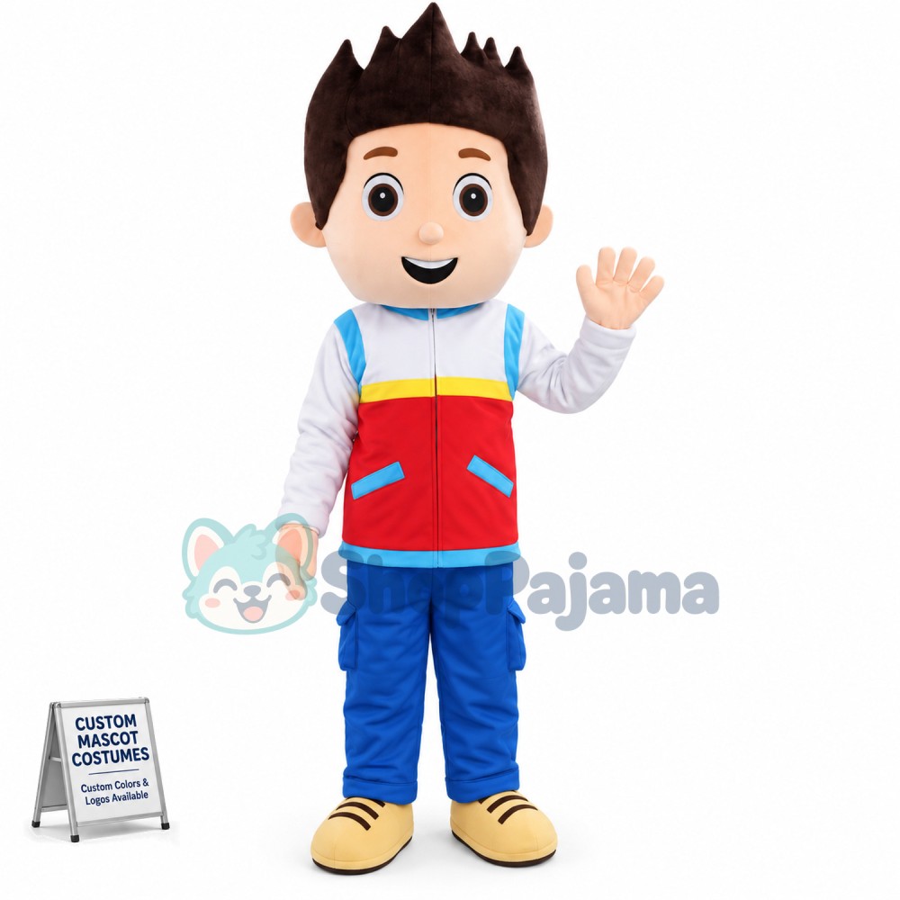 Fancy Adult Cartoon Paw Patrol Mascot Costume
