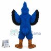 Adult Style Blue Long Wool Bird Mascot Costume