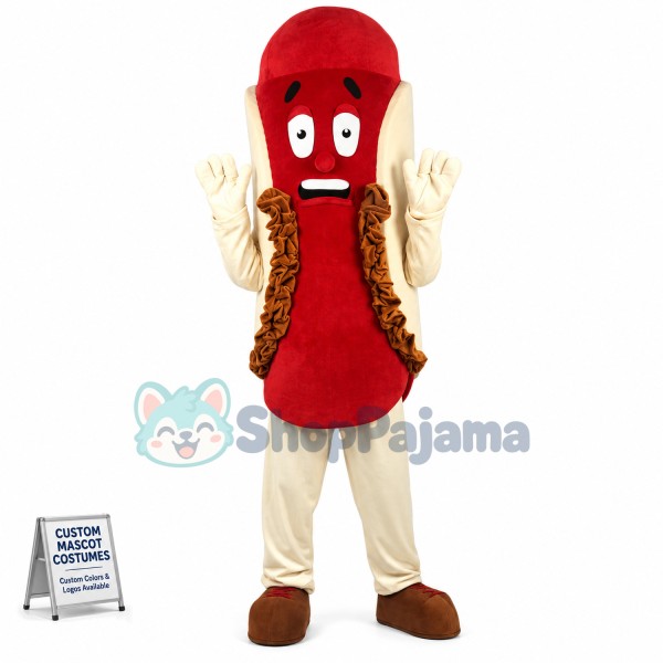 Slice of Pancake With Sausage Mascot Costume