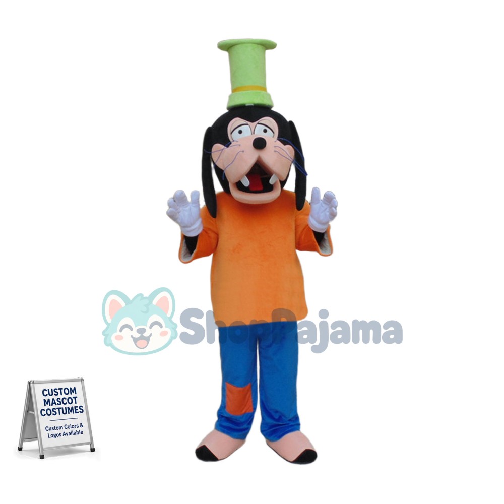 Cartoon Character Goofy Dog Mascot Costume