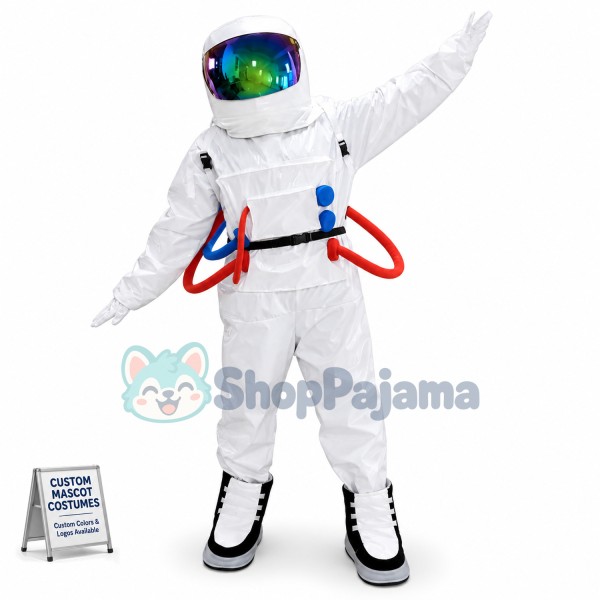 Astronaut Floating In Outer Space Mascot Costume