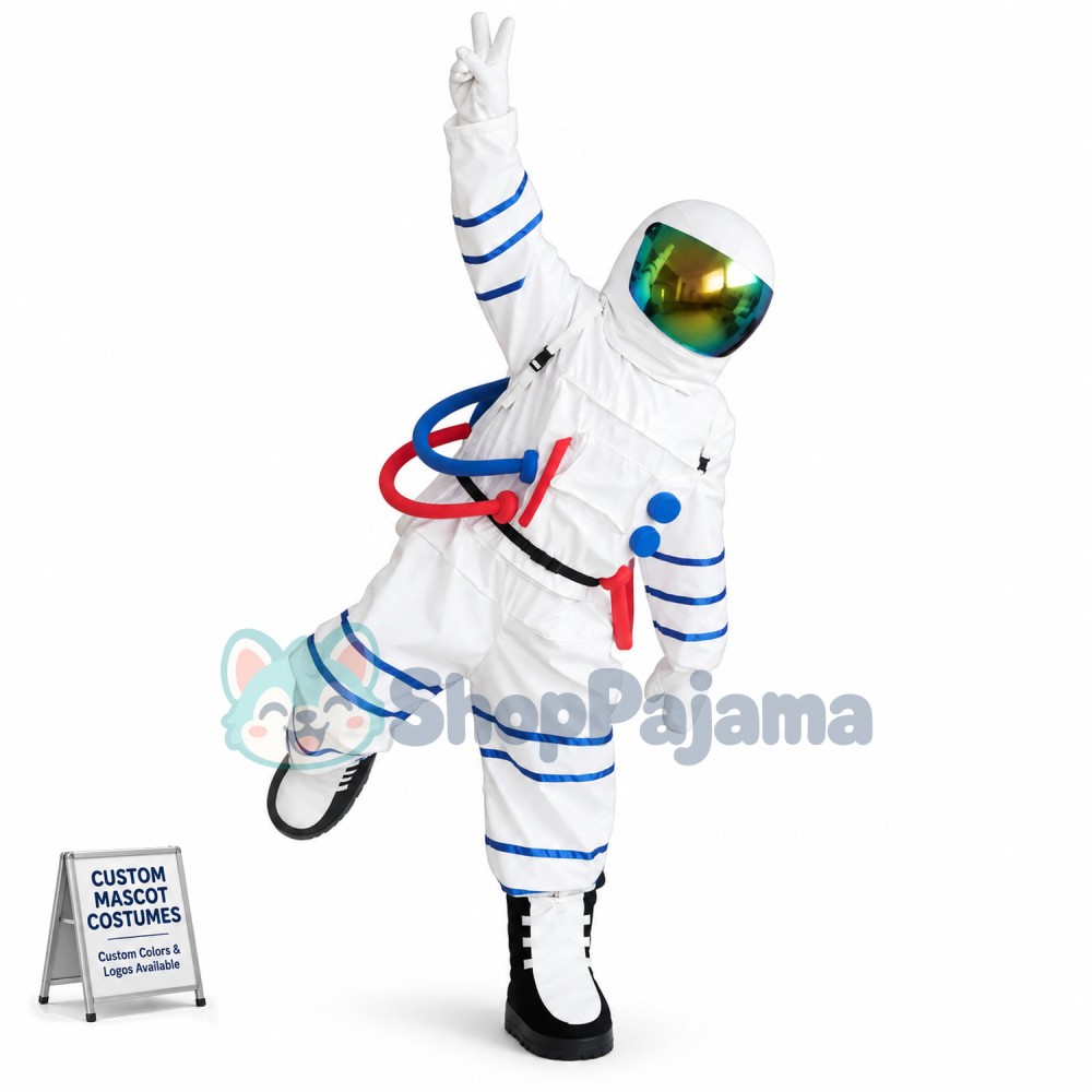 Astronaut Floating In Outer Space Mascot Costume