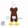 Aggressive Soft Long Wool Falcon Mascot Costume