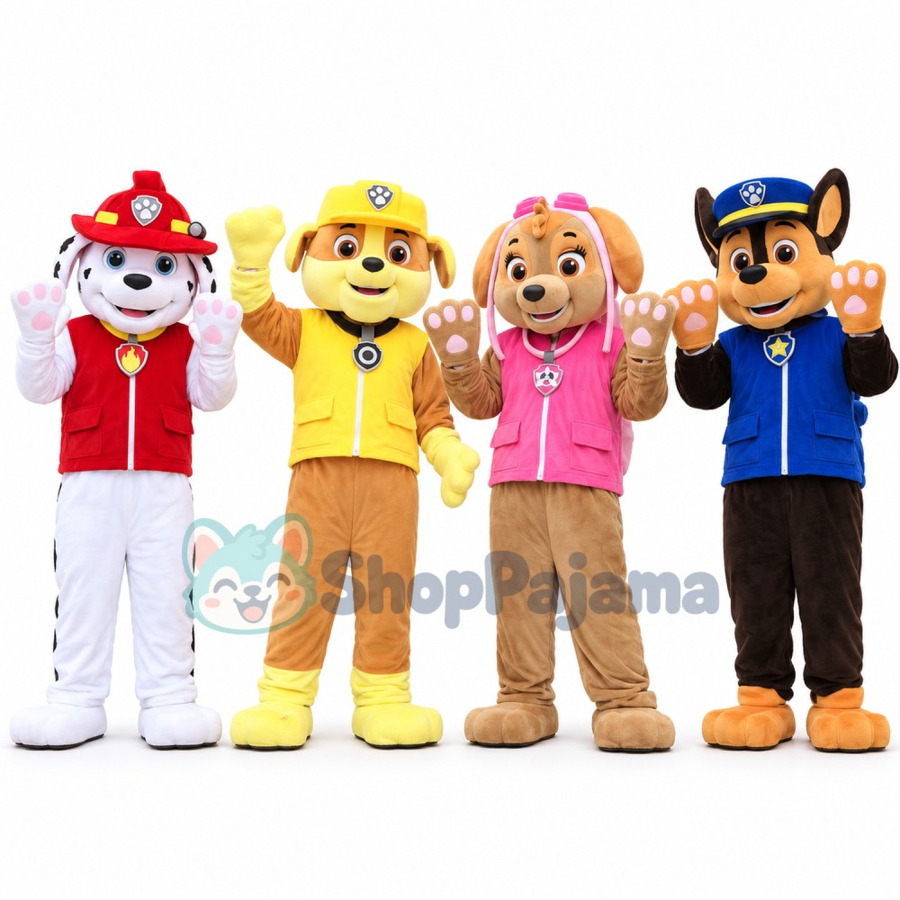 Lively Cartoon Character Paw Patrol Mascot Costume