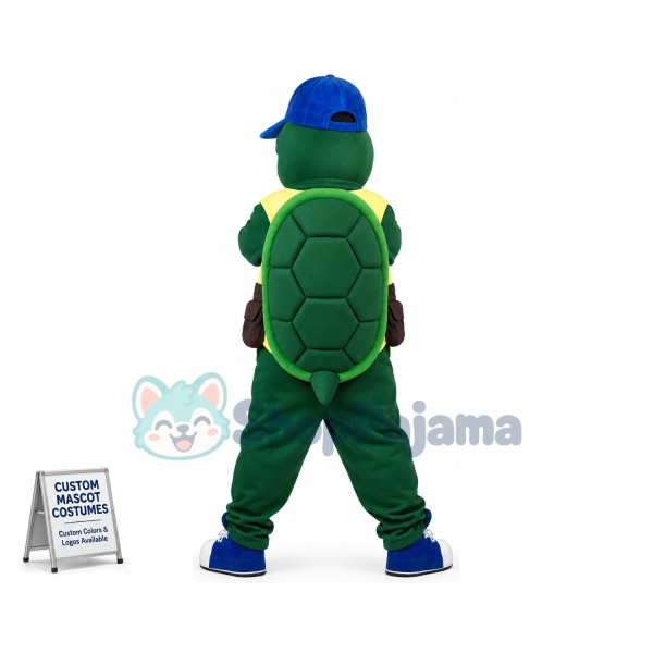 The Confident Repairman Tortoise Mascot Costume