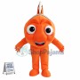 Orange Clownfish Nemo Mascot Cartoon Costume